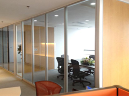 Type 90 office glass partition wall

